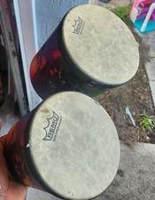 REMO RAIN FOREST BONGO DRUMS CHILDRENS KIDS PERCUSSION DOUBLE HAND DRUM Jungle