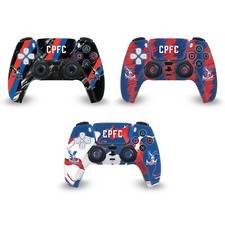 OFFICIAL CRYSTAL PALACE FC LOGO ART VINYL SKIN FOR PS5 SONY DUALSENSE CONTROLLER
