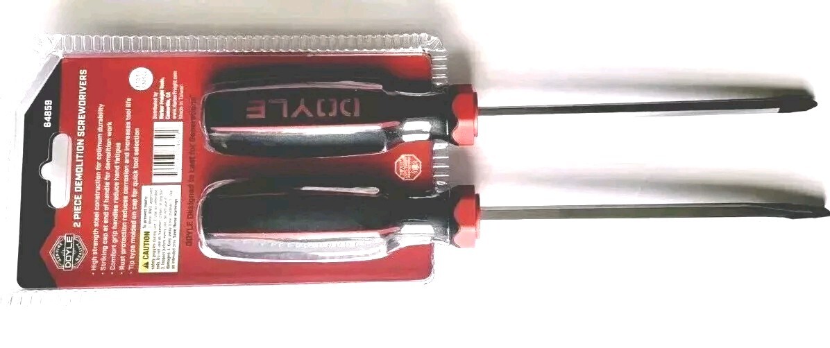 Doyle screwdriver 2pc Demolición Screwdrivers,Steel Striking Cap | eBay
