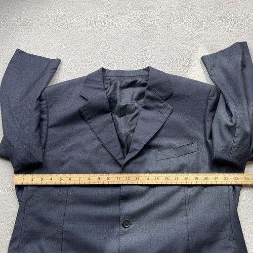 Canali Vintage Men’s Pure Wool Blazer Jacket Grey SIze IT 56 S Made in Italy - Picture 15 of 18