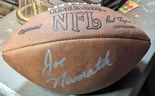 Joe Namath Signed Autographed American Football