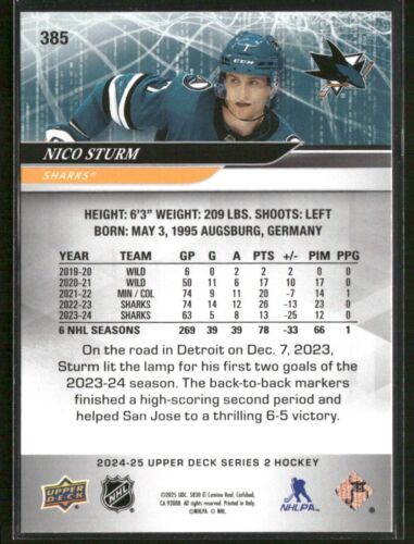 2024-25 UPPER DECK SERIES 2 HOCKEY DELUXE / 250 & UD EXCLUSIVES / 100 - AUS LISTE AUSWÄHLEN - Bild 46 von 74