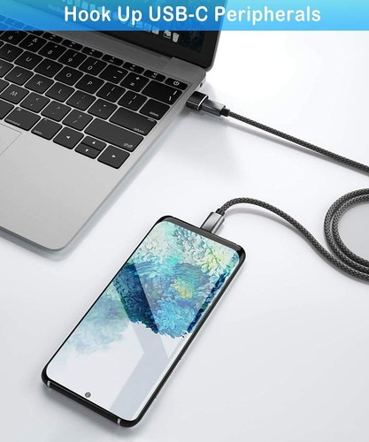 Adattatore USB C Tipo C Femmina a USB A Maschio Pc Laptop a Caricatore Telefono - Confezione da 4 - Foto 3 di 8