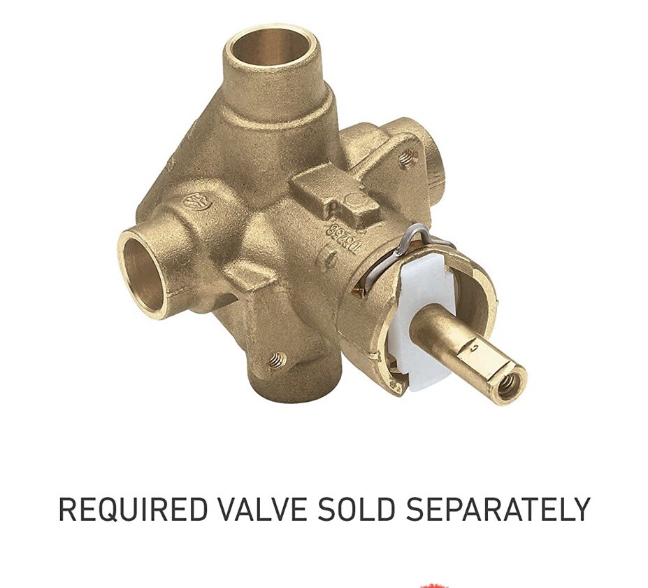 Moen Eva Brushed Nickel Posi-Temp Tub & Shower Trim Kit, NO Valve - T2133EPBN