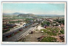 1910 California Limited Leaving Exterior Mountain Barstow California CA Postcard 1910 California Limited Leaving Exterior Mountain Barstow California CA Postcard