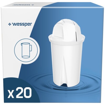 20x Wasserfilter Kartuschen für Brita Classic, Anna, PearlCo