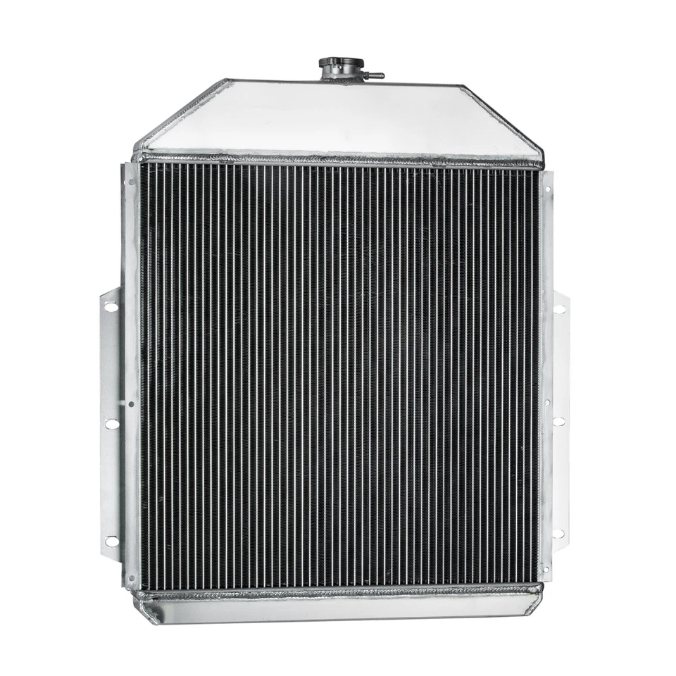 4Row Radiator For 42-52 1949 Ford F1 F2 F3 F4 Pickup Sedan Delivery 3.7L 3.9L AT - Image 3 of 4