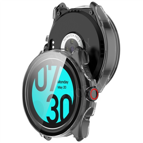 Bumper TPU/PC Protector Case Cover For Ticwatch Pro 5 Enduro Watch Replacement - Zdjęcie 25 z 105