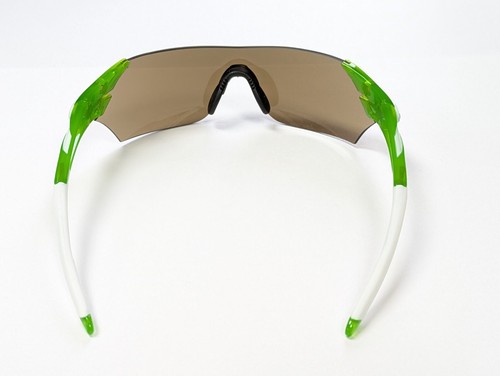 Tifosi Optics Podium Sunglasses in Lime Green & White, with Brown Lenses, #302 - Picture 5 of 10