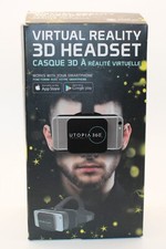 Utopia 360 VR Headset with Wireless Bluetooth Controller for iPhone  Android