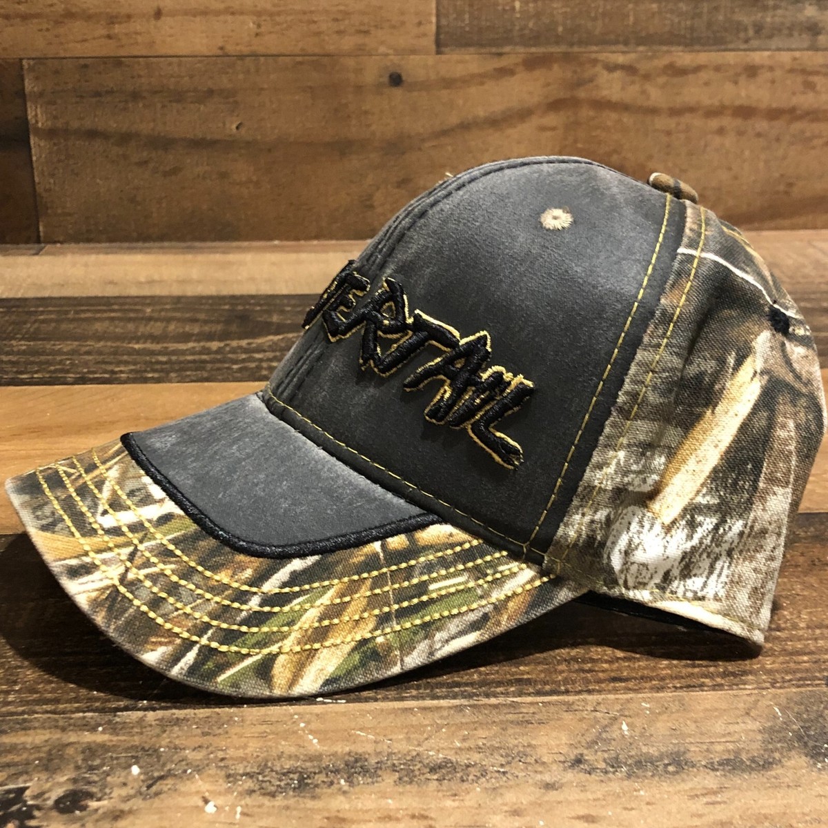 Beavertail Hat Strapback Baseball Cap Men Green Camo Hunting Outdoor Casual View 4