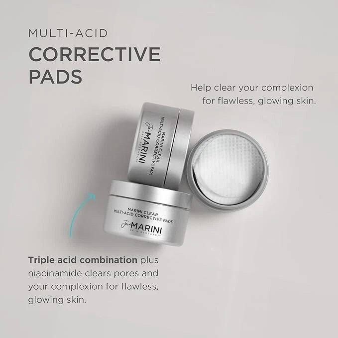 Jan Marini Skin Research Marini Clear - Almohadillas correctivas multiácidas - 30 almohadillas Foto 2 de 4