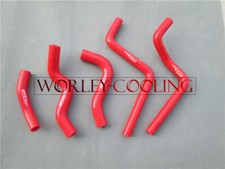 For Honda CR125 CR 125 CR125R 2000 2001 2002 00 01 Silicone Radiator Hose RED