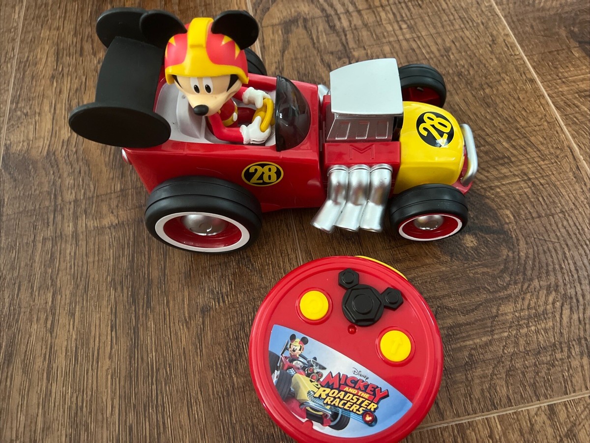 Disney Mickey Mouse Roadster Racer RC Vehicle, Remote