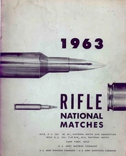 M14, M1 National Match Specs, 1963 Camp Perry Booklet