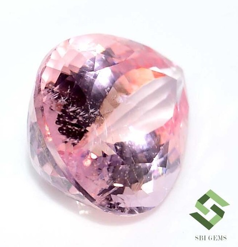 17x13 mm Certified Natural Morganite Pear Cut 10.09 CTS Faceted Loose Gemstone - Picture 9 of 10