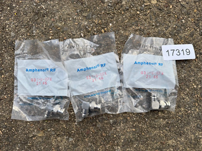 Amphenol 031-9-RFX RF Adapter Lot of 3