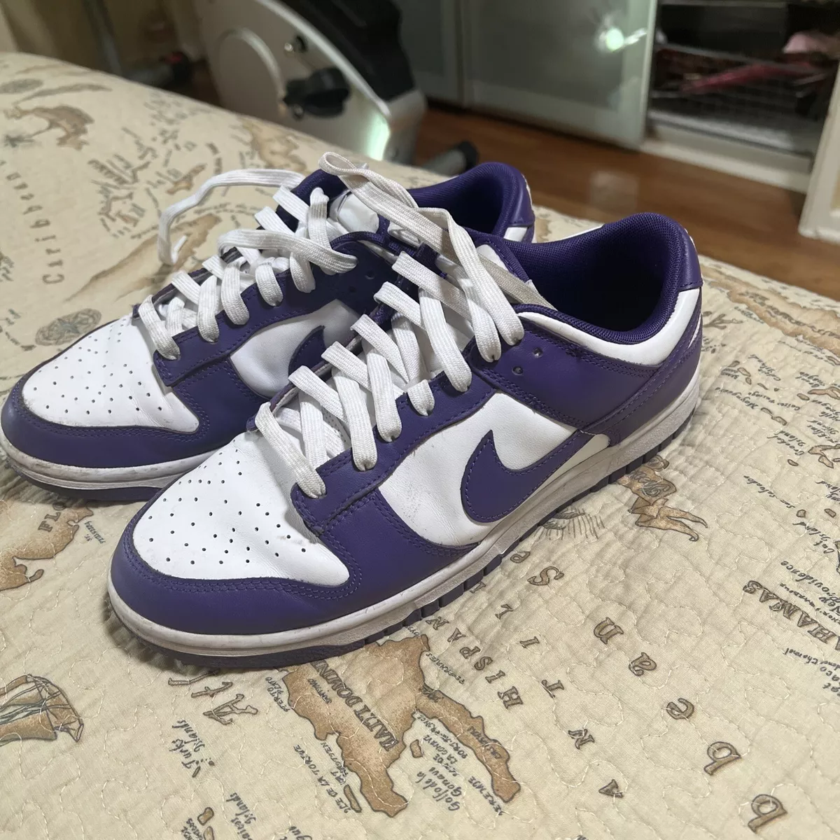 Size 9.5 Nike Dunk Low Retro Court Purple 2022