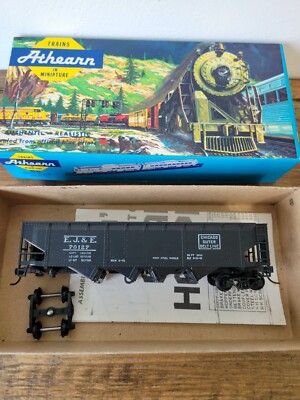 Vtg Athearn HO E.J. & E. HOPPER CAR 1751  w/Box Estate Train