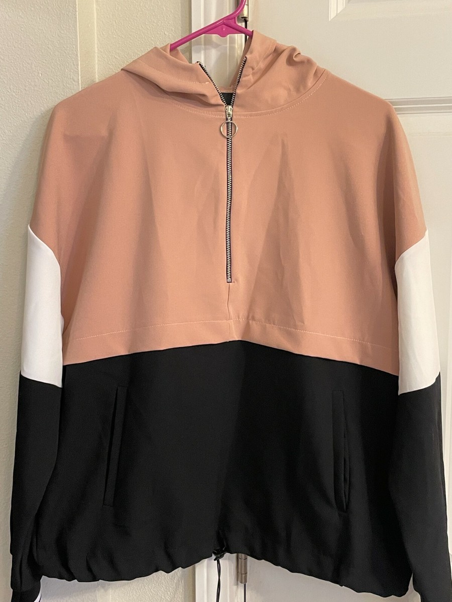 ZARA Multicolor Women's Hooded Pullover 5039/123/800 Size Medium