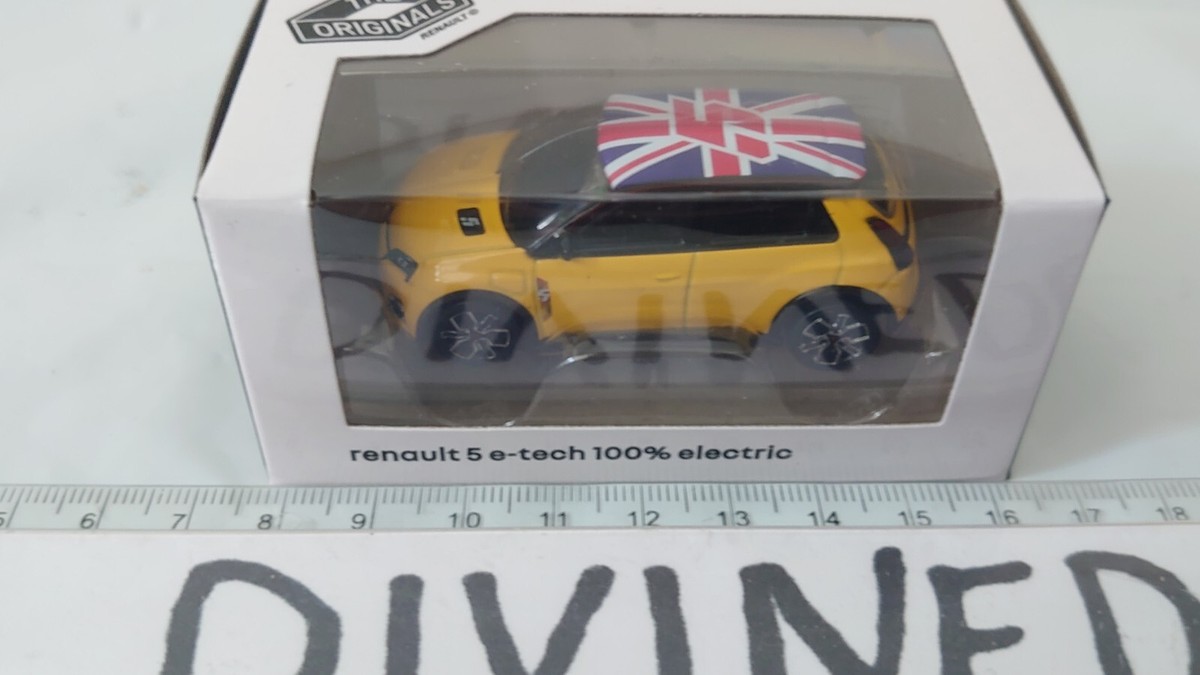 ミニカー Norev Renault 5 e-tech 100% electric Renault 5 E-Tech 100% Electric 2025 Midnight Blue 1:43 – Norev