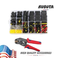 708Pcs 1-6 Pin Car Automotive Waterproof Electrical Wire Connector Plug Kit Tool