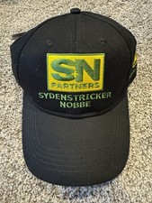 John Deere Hat Cap Mens Black Adjustable Strapback S N Partners Sydenstricker