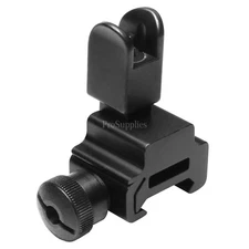 Tactical Flip Up Front Iron Sights Picatinny Rails Transition