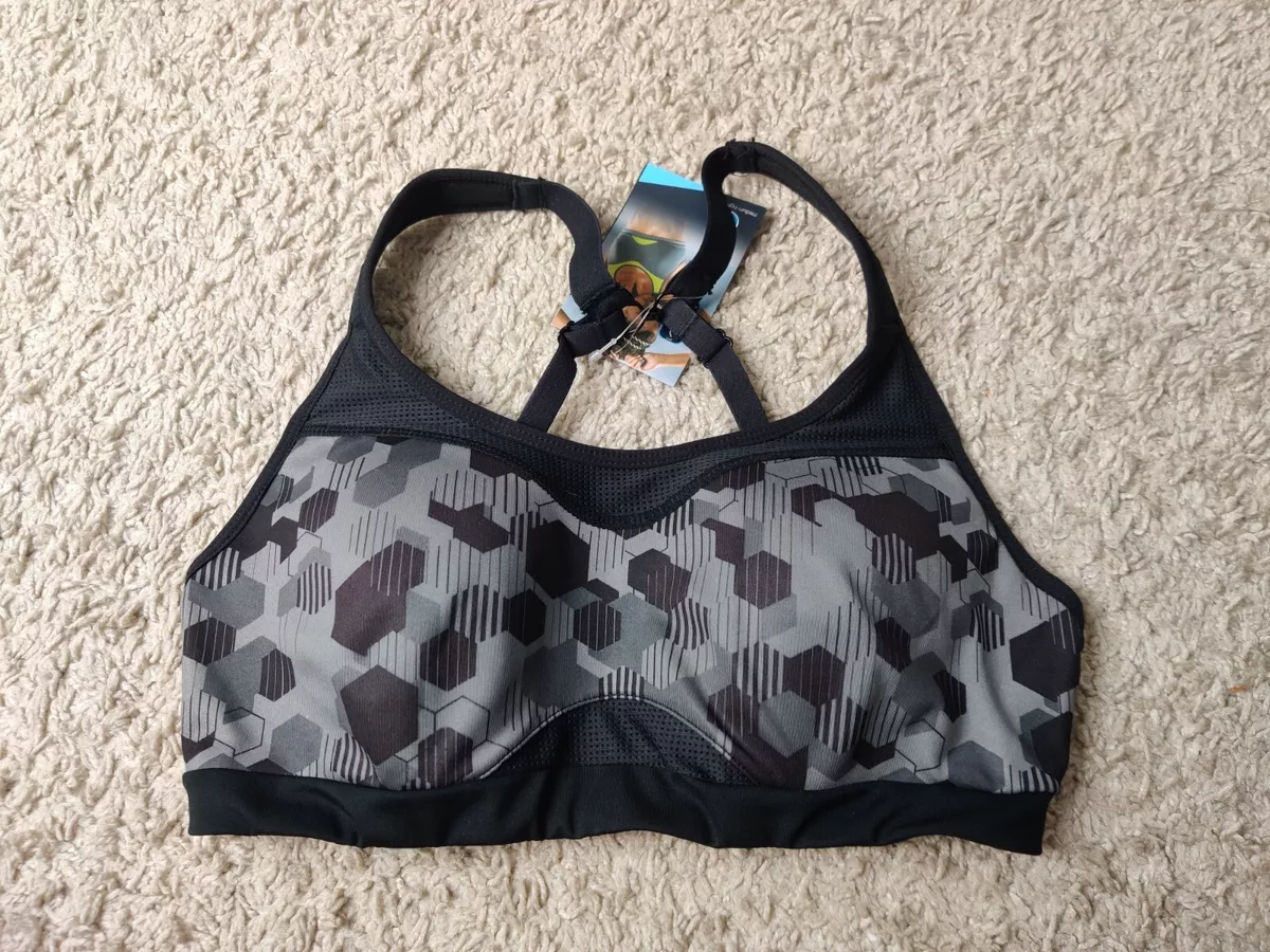 Asics Women Sport Bra Running medium high impact adjustable lightweight s M  NEW