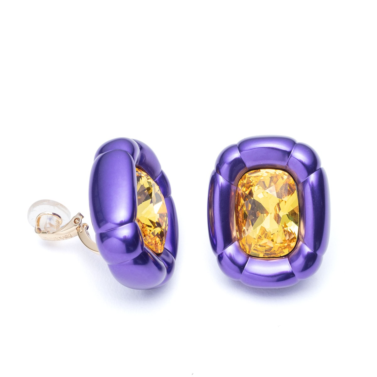 Swarovski Women's Dulcis Purple Swarovski Crystal Earring