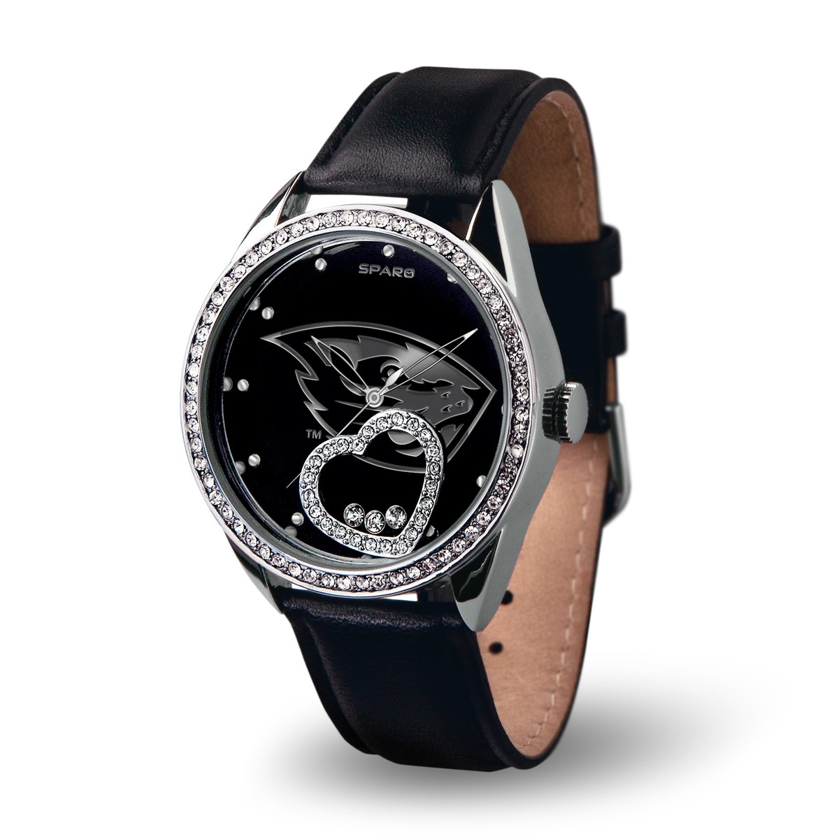 Genuine Leather Strap Watch with Mineral Crystal Lens B001 Watch, Gold Case, Off White Dial, Leather Strap - Tan  main image 4