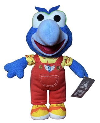 Disney Baby Gonzo Plush Muppet Babies 13 inch Chili Pepper Shirt Dungarees