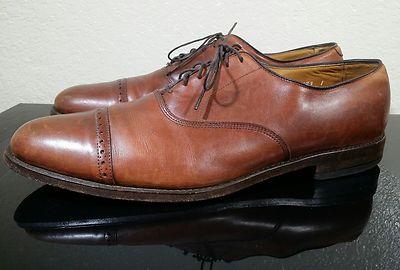 ALLEN EDMONDS BYRON Cap Toe Oxfords 14 AA NARROW Brown  display picture 2