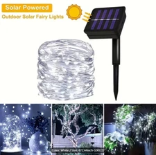  Outdoor Solar String Lights Fairy Christmas Lights 100-300 LED Copper Garden  