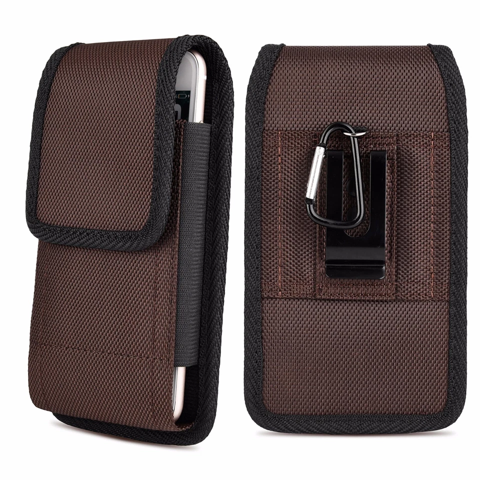 Vertical Belt Loop Clip Pouch Holster Case For Samsung Galaxy S9 PLus  iPhone 6P - Image 3 of 4