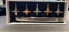 Mini Metal Museum(5 Unique Tops, 1 Dock) - World Famous Spinning Tops