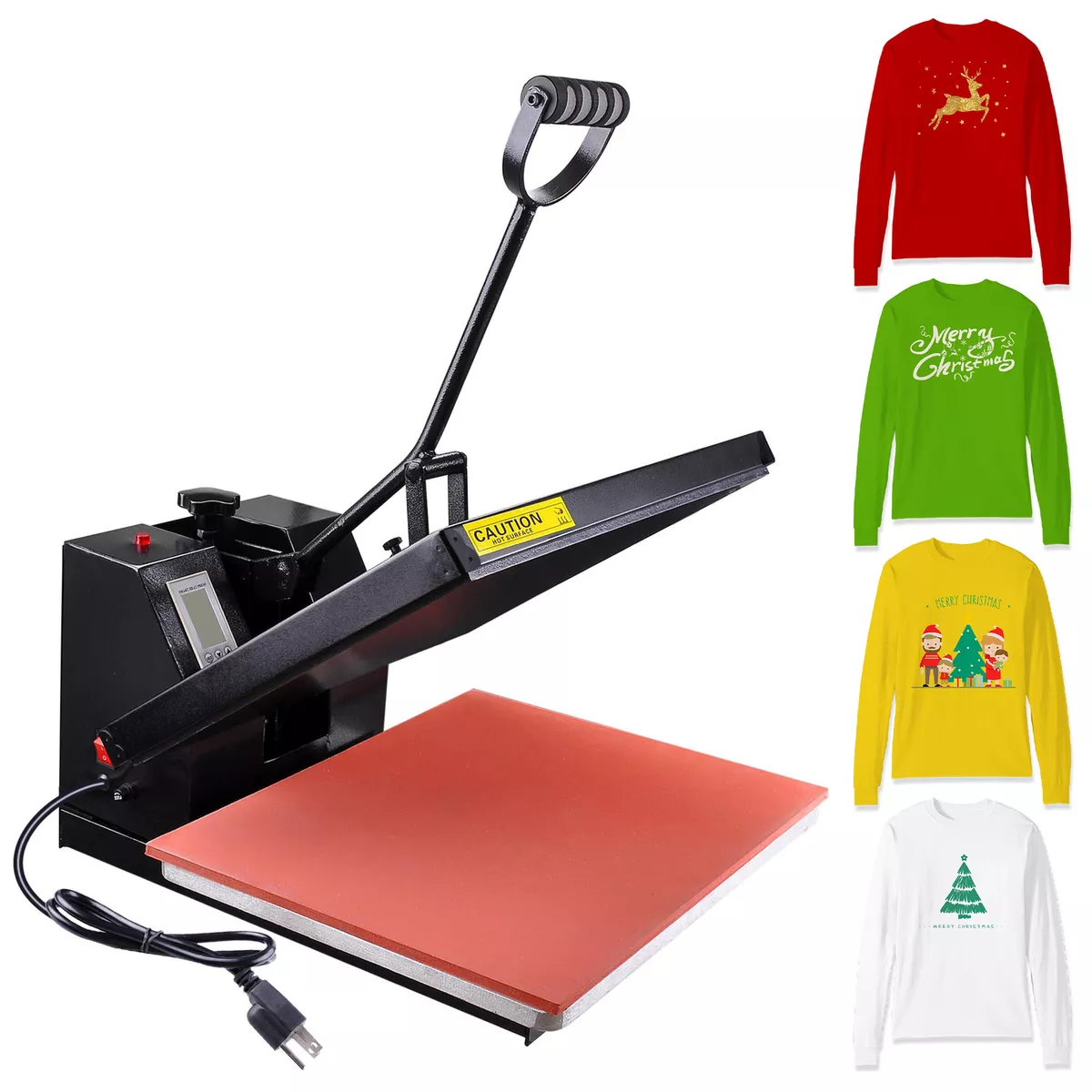 Yescom 16x20 LCD Timer Heat Press Machine Digital T-shirt Sublimation  Closeout