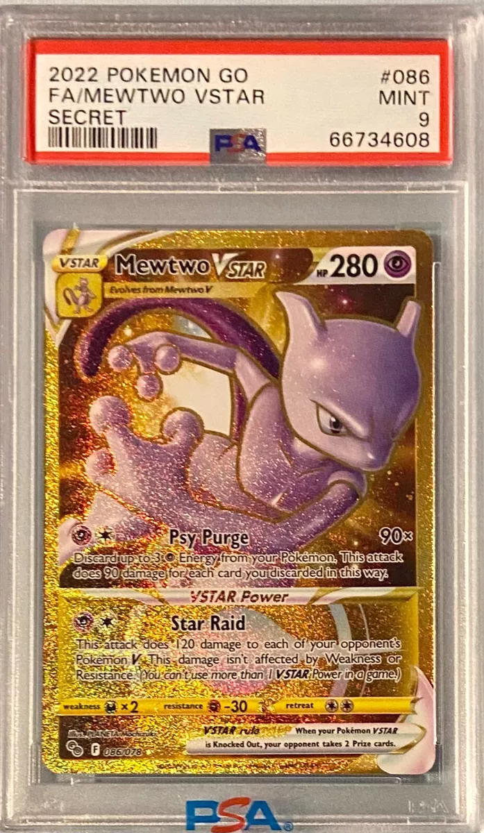 2022 Pokemon Go Japanese #073 Full Art/Mewtwo V PSA 9 on Goldin Marketplace