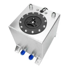 2.5 Gallon Universal Aluminum Racing Drift Strip Fuel Cell Gas Tank Level Sender