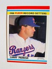 1988 Fleer Record Setters #28 Larry Parrish Nm-Mt Mlb Baseball Card