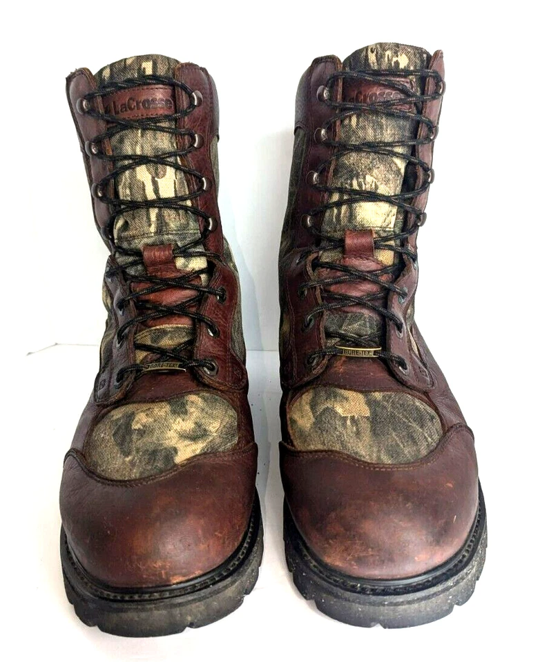 La Crosse Hunting Shoes Boots 12W Leather Gore-Tex Fabric Waterproof Insulation - Image 4 of 4