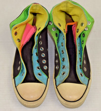 Converse All Star Sneakers Size 9 Men 2008 Rainbow Layered Shoe Swallowed Shoe