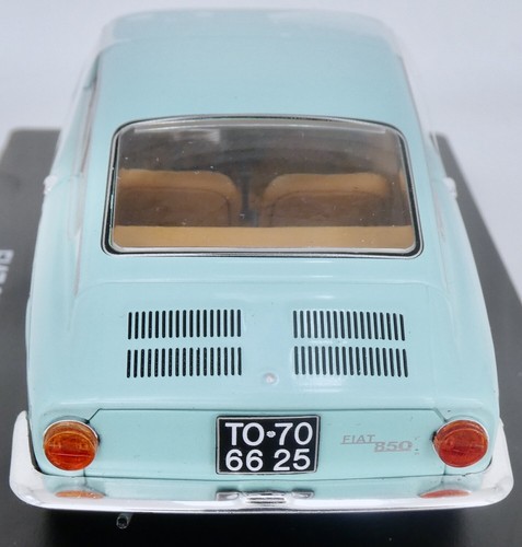 Fiat 850 Coupe - 1965 New Very Beautiful Model Doors To Open 1:24 LK2 Μ - Picture 4 of 4