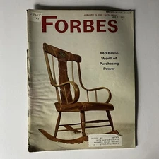 VTG Forbes Magazine January 15 1969 $40 Billion Worth of Purchasing Power