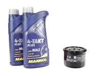 MotoröL Set 10W40 ÖLfilter HF147 2 Liter FüRyamaha FZS 600 Fazer SN XVS 1300