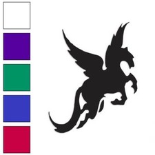 Pegasus Flying Horse, Vinyl Decal Sticker, Multiple Colors Sizes 512