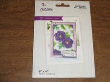 GEMINI EMBOSSING FOLDER CHARMING HELLEBORUS 6'' X 4''