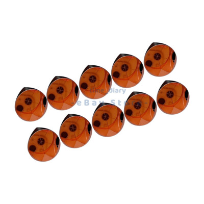 10PCS 1 inch Copper Coated Corner Cube Prism 25.4mm Trihedral Retroreflector