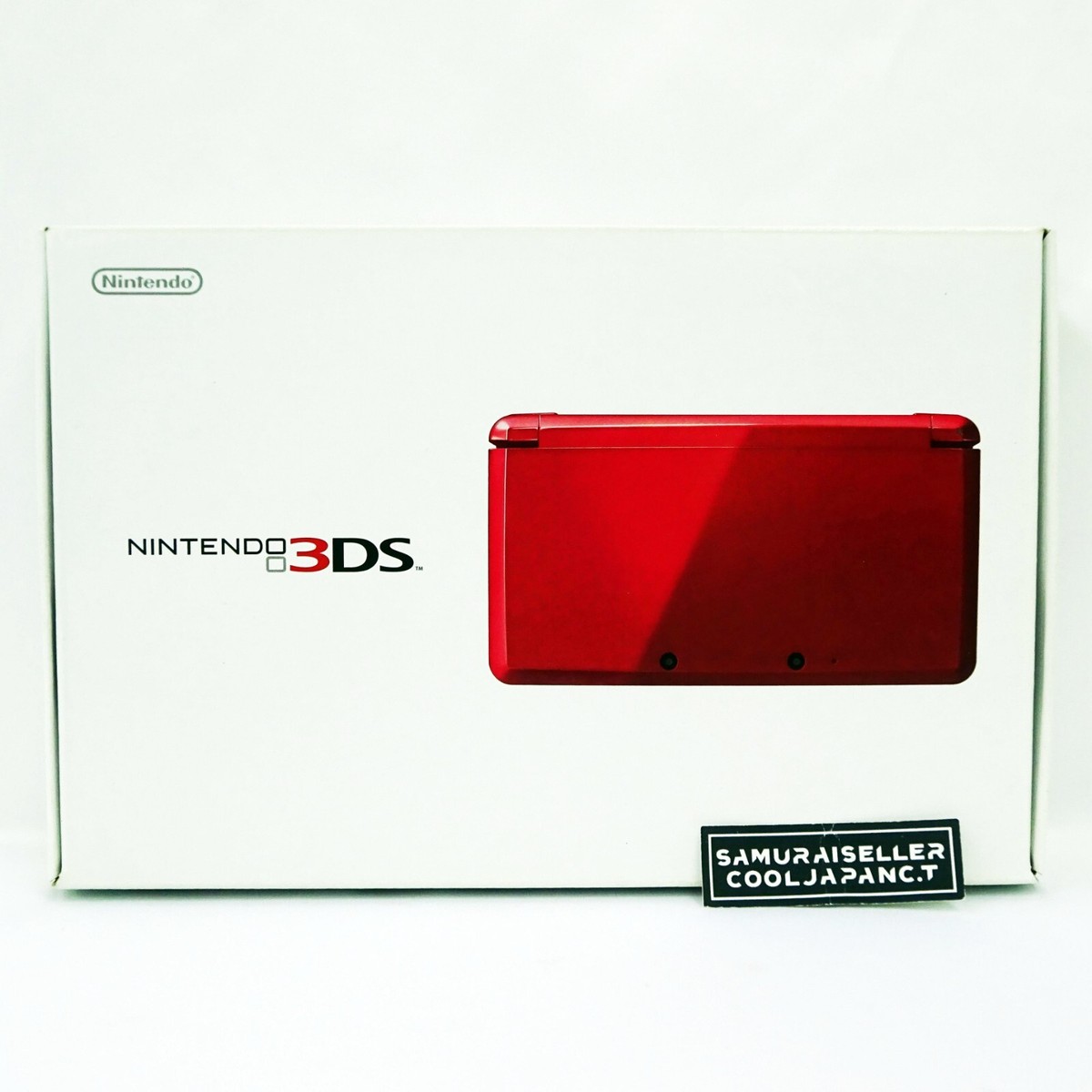 Nintendo 3DS Metallic Red CTR-S-RDBA Game Console Touch Pen