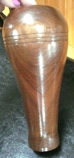 Beautiful Vintage Hand Turned Solid Cherry Wooded Vase